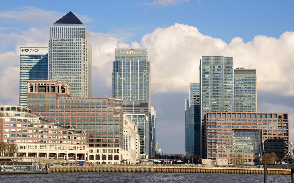 Canary Riverside Plaza Hotel Londýn Exteriér fotografie Canary Wharf